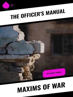 cover image of Maxims of War